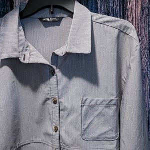 Button Down Long Sleeve Outdoors Top